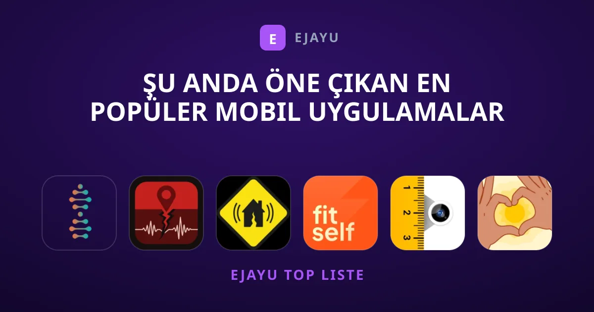Şu Anda Öne Çıkan En Popüler Mobil Uygulamalar ve Oyunlar